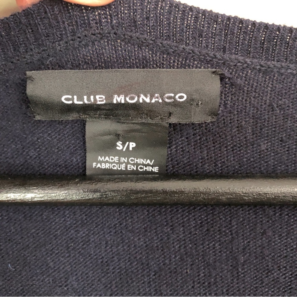 SOLD Club Monaco wool alpaca blend sweater dress - Picture 4 of 9